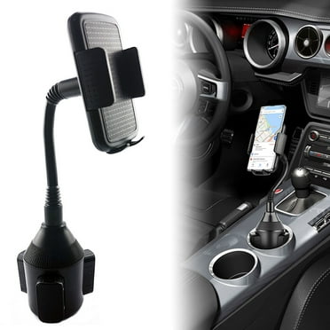 AnsTOP Universal Adjustable Car Holder Cradle Cup Mount for iPhone 11 Pro/XR/XS/XS Max/iPad/iPod/Samsung Galaxy/GPS and More Black&Yellow Car Cup Holder Phone Mount AnsTOP Universal Adjustable Car Holder Cradle Cup Mount for iPhone 11 Pro/XR/XS/XS Max/iPad/iPod/Samsung Galaxy/GPS and More Black&Yellow Car Cup Holder Phone Mount